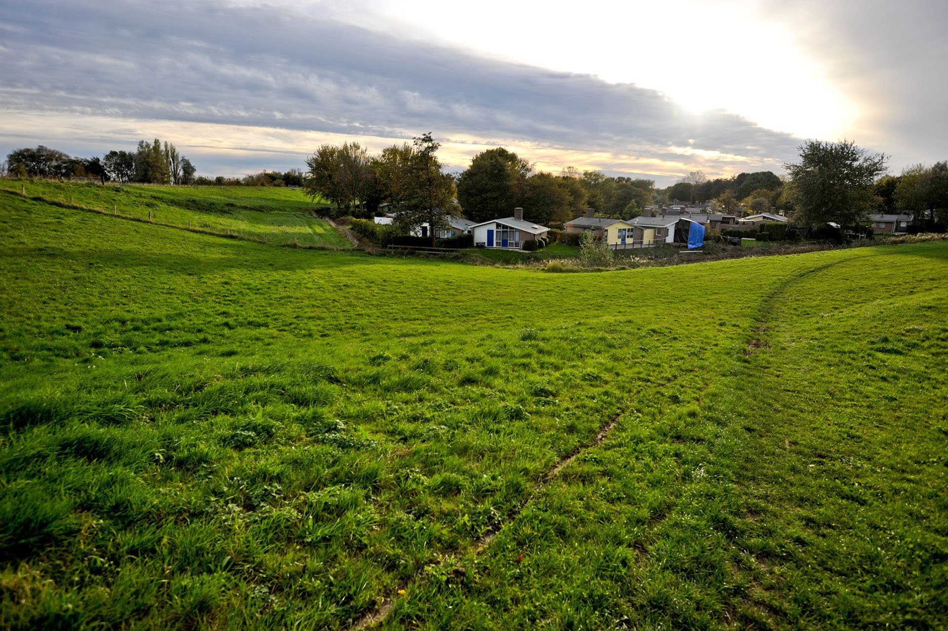 sfeer vanaf de dijk vakantiepark het grootslag